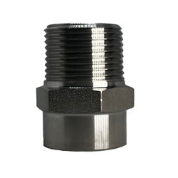 Stainless steel fitting designed for corrosion-resistant performance — 316 1/4 Male National Pipe Thread Weld-On