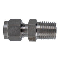 Flareless stainless steel connector for tube x male NPT fitting 1/2 Tube x Male Iron Pipe Stainless Steel Connector