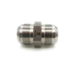 316 stainless steel union with -05 male JIC fittings on both ends - 316 -05 Male JIC x -05 Male JIC Union

