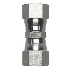 Female joint industry council swivel to swivel adapter fitting 316 -4 Female Joint Industry Council Swivel x -04 Female Joint Industry Council Swivel