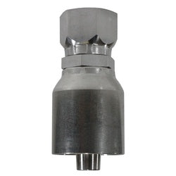 Stainless steel swivel adapter, featuring a coned seat for a leak-proof mechanical seal and high-grade corrosion resistance - 43 Series 1/4 Hose x 1/4 Female British Standard Pipe