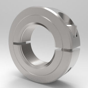 7/8-9 UNC stainless steel one-piece clamp threaded shaft collar low profile | 7/8-9" Stainless Steel (303) UNC Threaded Shaft Collar One-Piece Clamp - Low Profile | 7S014C