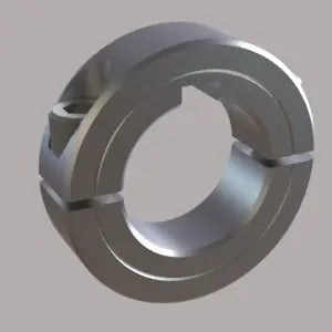 2 pc split style, 1018 steel collar w/ 25MM ID and 8MM keyway
