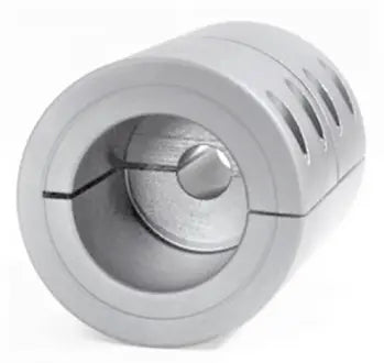 Machinable-Bore Clamping Shaft Coupling for 2" X 0.485"-2.000" Shaft Diameter, Stainless
