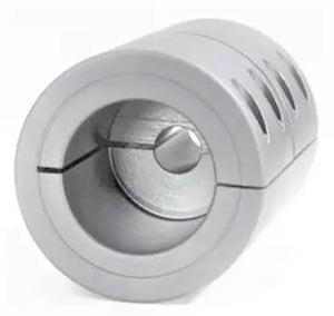 Machinable-Bore Clamping Shaft Coupling for 1-3/8" X 0.360"-1.375" Shaft Diameter, Stainless