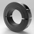 Low-profile one-piece clamp threaded shaft collar for secure shaft positioning | 1-1/8-12" Steel (Black Oxide) UNF Threaded Shaft Collar One-Piece Clamp - Low Profile | 7L102F