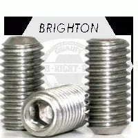 1/4" X 3" Cup Point Socket Set Screws, Stainless Steel 18-8 (Inch)