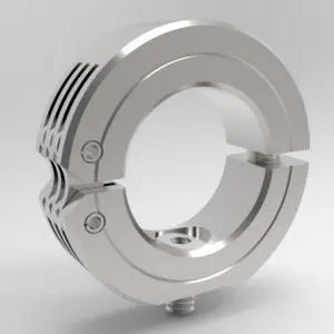 1-1/2" Shaft Mounting Collar Hinge Type, Stainless Steel