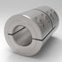High-strength stainless steel rigid coupling | 2" x 2" Stainless Steel (303) One-Piece Clamp Rigid Shaft Coupling High Strength | 5S200200