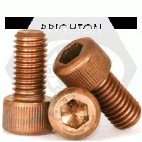 #10 X 3/4" Socket Head Cap Screws, Silicon Bronze, Plain (Inch)