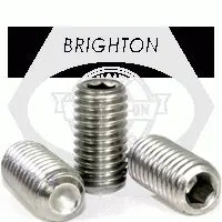 #8 X 1/4" Cup Point Socket Set Screws, Stainless Steel 18-8 (Inch)