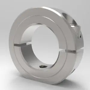 1" Shaft Mounting Collar One-Piece Split Clamp-Type, Stainless Steel