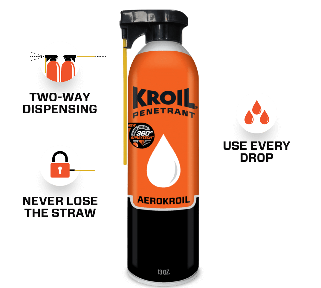 Aerokroil 13oz with SprayTech Short Infographic