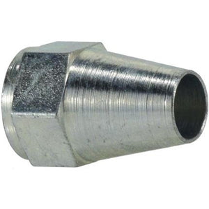 A steel long tube nut - 5/8 Tube Nut