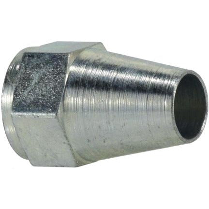 A steel long tube nut - 5/8 Tube Nut