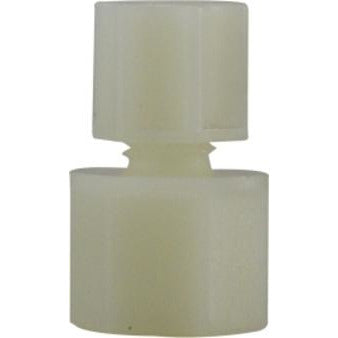 1/4 x 1/4 white nylon compression to female iron pipe adapter for secure tube connections - 1/4 x 1/4 Compression x Female Iron Pipe White Nylon Adapter.