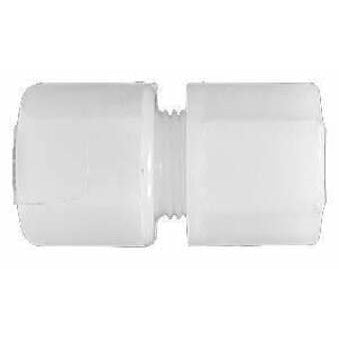 3/8 x 1/4 white nylon compression to female iron pipe adapter for secure tube connections - 3/8 x 1/4 Compression x Female Iron Pipe White Nylon Adapter.