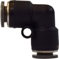 Durable composite 90° elbow for secure 1/8-inch tubing connections – 1/8 Push-In Composite Elbow.