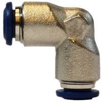 Durable nickel-plated push-in union elbow for secure 1/8-inch tubing – 1/8 Push-In Union Elbow Nickel-Plated.