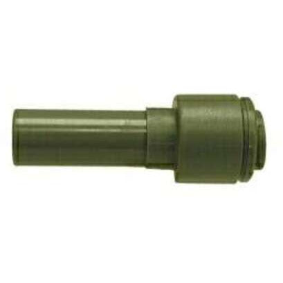 Durable 3/8 to 1/4 plastic stem push-in reducer for secure tubing connections – 3/8 x 1/4 Plastic Stem x Push-In Reducer