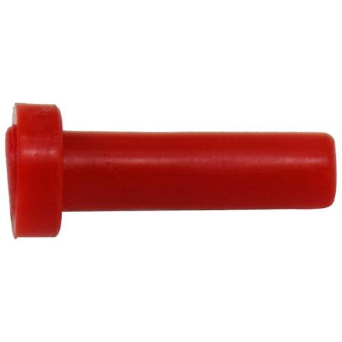 A red push-in nylon plug - 12mm Push-In Plug