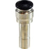 Nickel-plated brass push-to-connect stem reducer - 8mm Stud x 6mm Outer Diameter Push-In Reducer Nickel-Plated