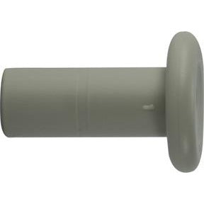 A plastic push-in plug designed for sealing tubing ports in pneumatic or fluid systems - 1/4 Plastic Push-In Plug