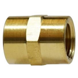 Low-pressure brass coupling for reliable female iron pipe connections – 1/2 Female Iron Pipe Low Pressure British Standard Coupling