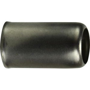 A black stainless steel ferrule with a precision piercing design - .531 Inner Diameter Length 375 Pierce Stainless Steel Ferrule
