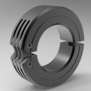 1-1/8" Hinge Type Shaft Collar, Steel