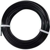 A coil of black nylon air brake tubing. - 1/2 Black - Air Brake Tubing 50 Feet