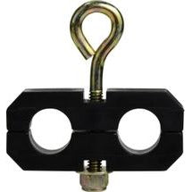 Heavy duty 2 Hose Holder for organized truck hose routing - 2 Hose Holder