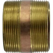 3 x 8 Red Brass Nipple