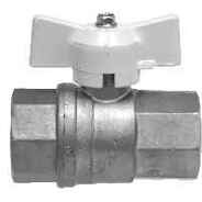 A silver-colored T-shaped valve handle designed for 1 inch ball valves, typically used in plumbing for tight spaces. - 1 Tee Handle