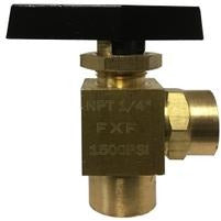 1/4 Female Pipe Thread X 1/4 Female Pipe Thread Angle Ball Valve