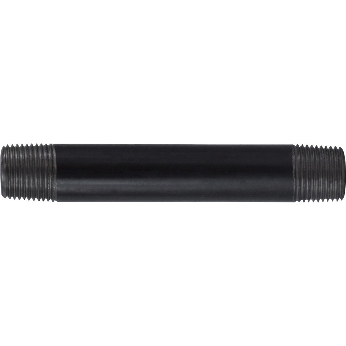 3/8 x 8 Black Steel Nipple