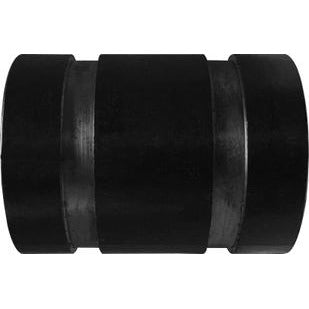 Black grooved-end pipe nipple with two 4-inch connections - 4 x 12 Groove x Groove Schedule 40 Black