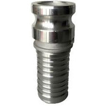 Durable aluminum fitting - Type E Cam and Groove Adapter 8" Male Adapter x 8" Hose Shank