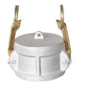 A precision-formed silver-colored dust cap with two mounting brackets for protective sealing design – 1/2 Dust Cap Aluminum