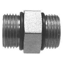Hex nipple union with 1/4-inch O-ring for secure pipe connections — 1/4 O-Ring Hex Nipple Union