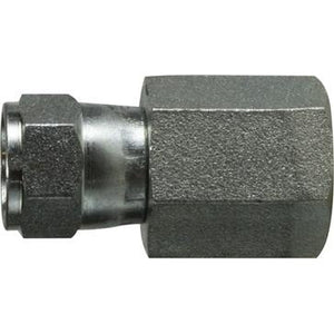Female swivel fitting, 1-7/8-12 x 1-1/2 Female Joint Industry Council