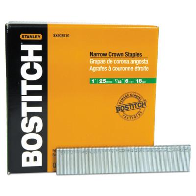 Bostitch® Narrow Crown Finish Staples