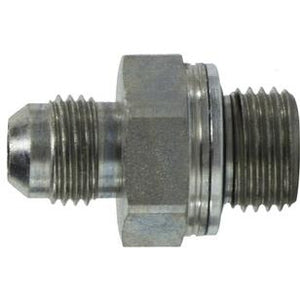 Heavy duty JIC to Metric Threaded Connector for commercial vehicle fittings - 1-5/16 x 3 3 x 2 Joint Industry Council to Metric Threaded Connector