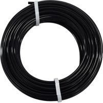 A coil of black nylon tubing with a 1/4 inch outside diameter - 1/4 Outside Diameter Black Nylon II Tubing 100