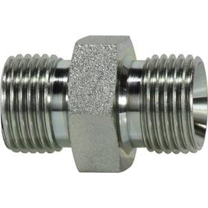 BSPP hex nipple – 3/4-14 × 1/2-14 British Standard Pipe Parallel Hexagonal Nipple