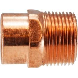 1/4 x 1/2 Male Adapter Copper x Male Thread