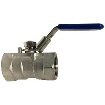 1/4 1000 Pounds per Square Inch 1 Piece 316 Stainless Steel Ball Valve
