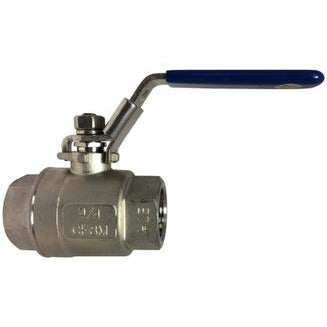 1/4 2 Piece 316 Stainless Steel Ball Valve