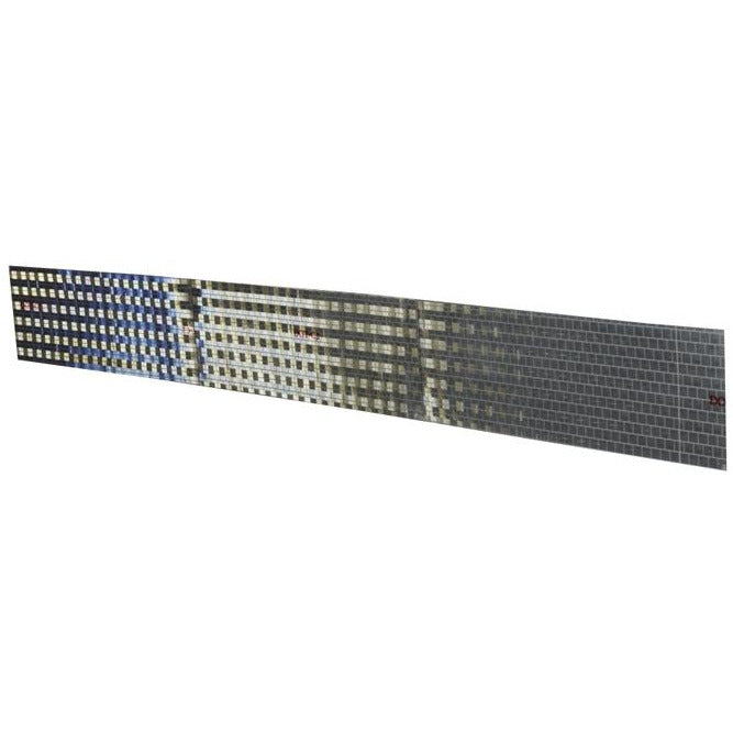 2 x 18 inch White Conspicuity Tape Kiss Cut Strip for trucks and trailers - Conspicuity Tape 2 x 18 Kiss Cup Strip White
