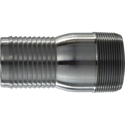 Plain combination nipple pipe fitting with 6 inch connection for plumbing and industrial applications – 6 Combination Nipple Plain